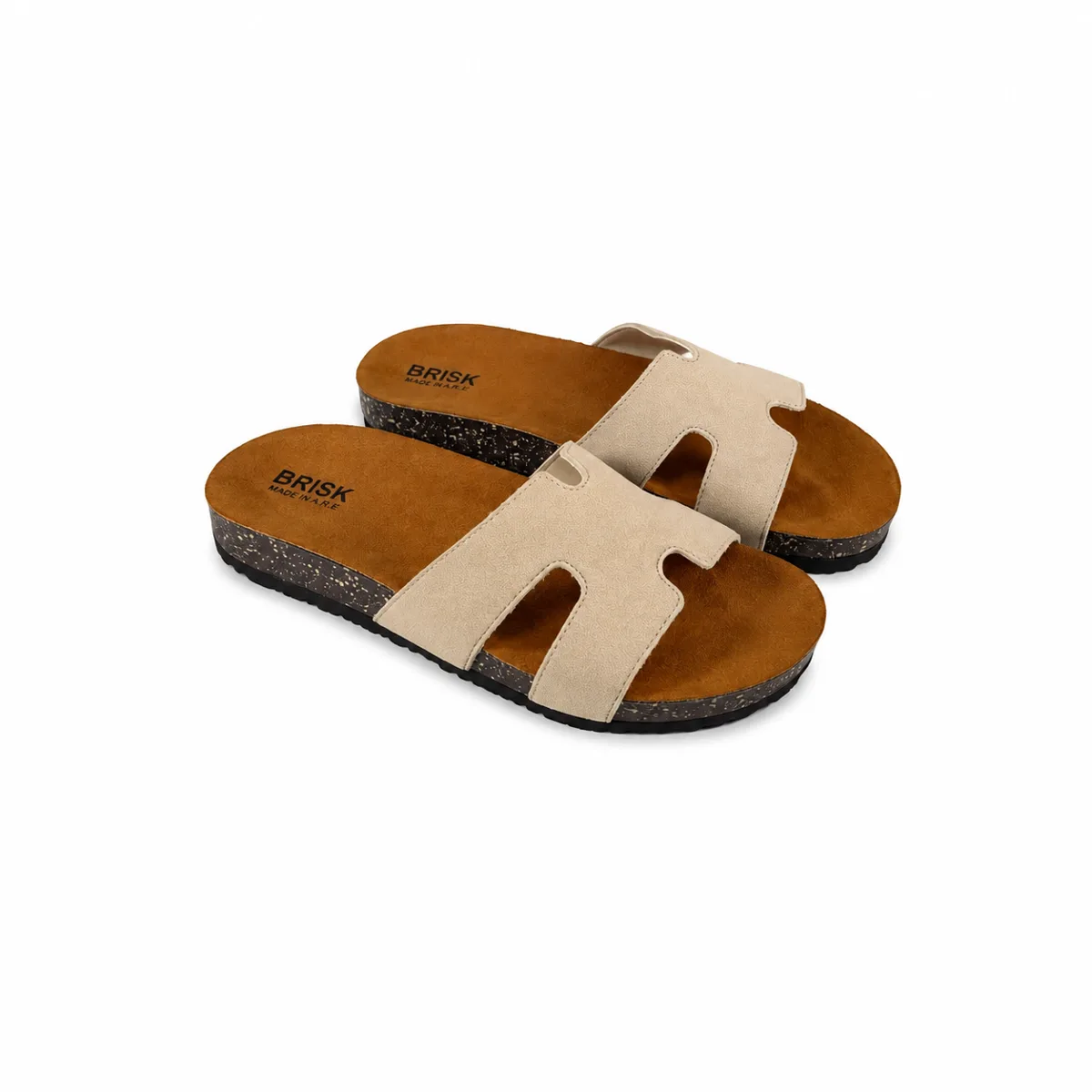 BRK-SLP-313T | Women’s Cross-Strap Fashion Slippers