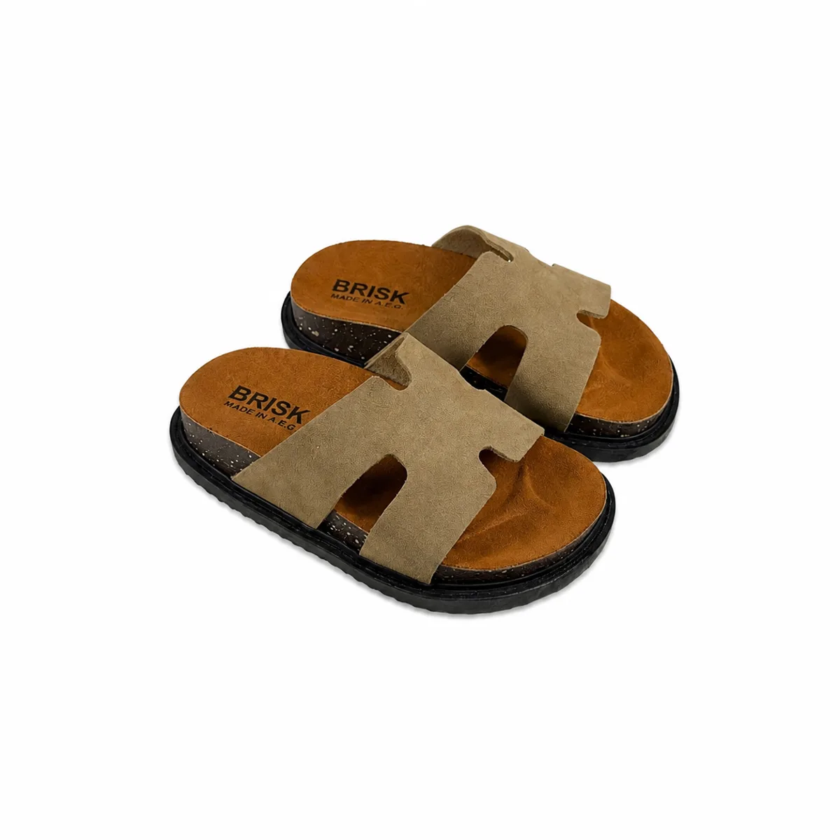 BRK-SLP-401T | Boys’ H-Strap Casual Slippers