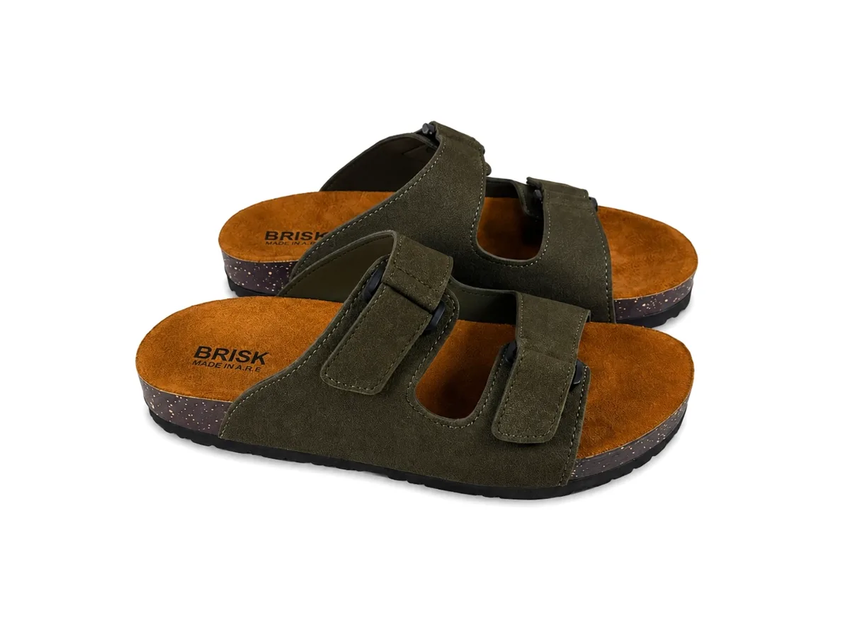 BRK-SLP-316 | Women's Double-Strap Comfort Slippers