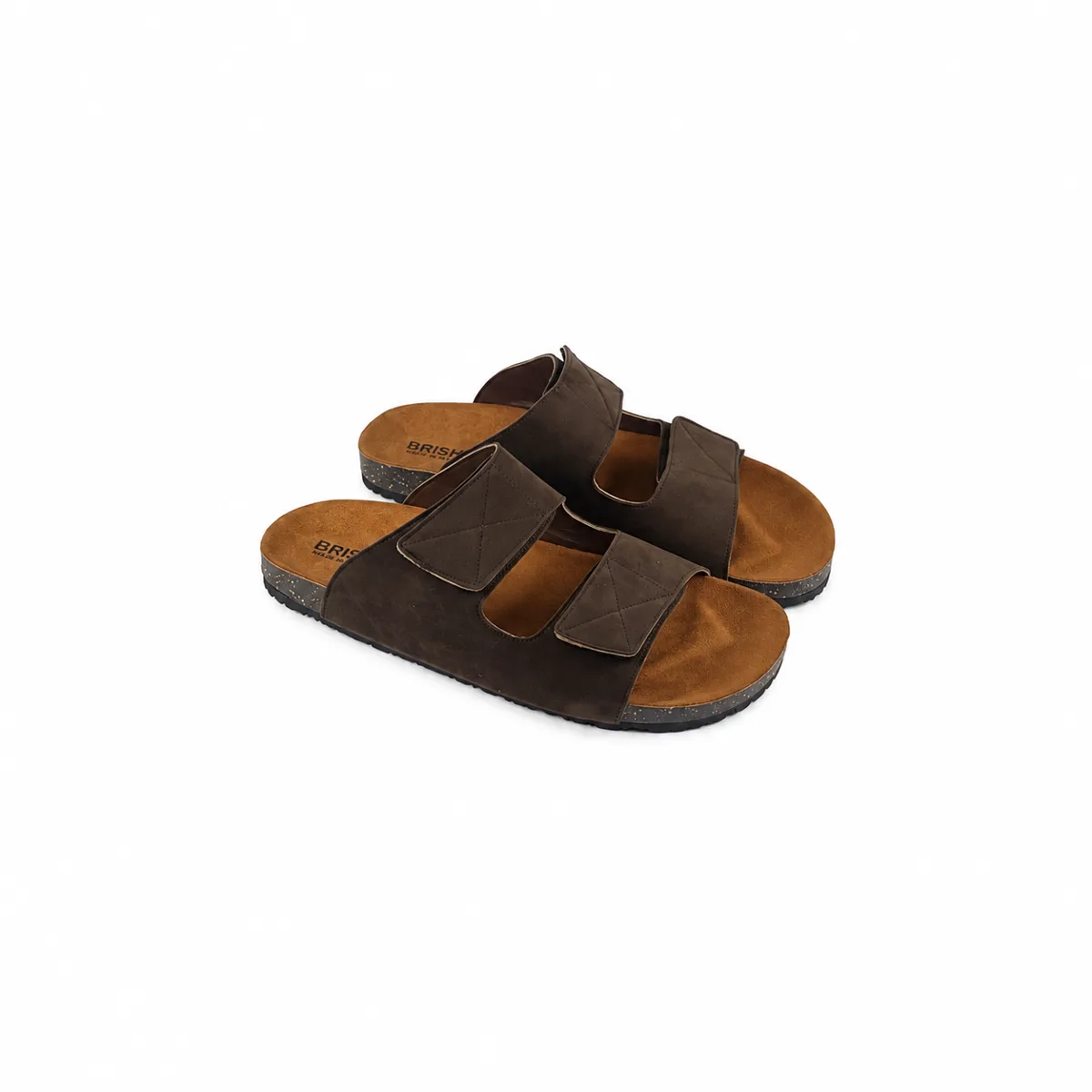 BRK-SLP-117 | Men’s Multi-Strap Comfort Slippers