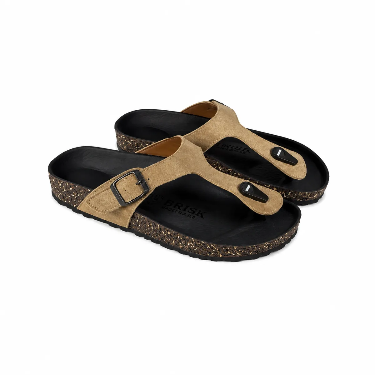 BRK-SLP-2000 | Women’s Buckle Toe-Loop Comfort Slippers