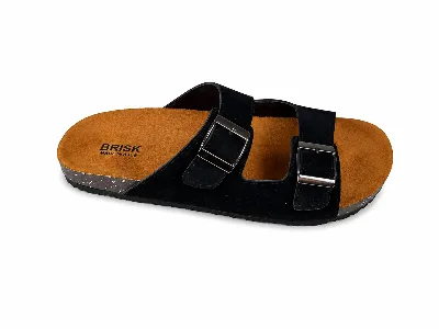 BRK-SLP-102 | Men's Double-Buckle Comfort Slippers thumbnail 3