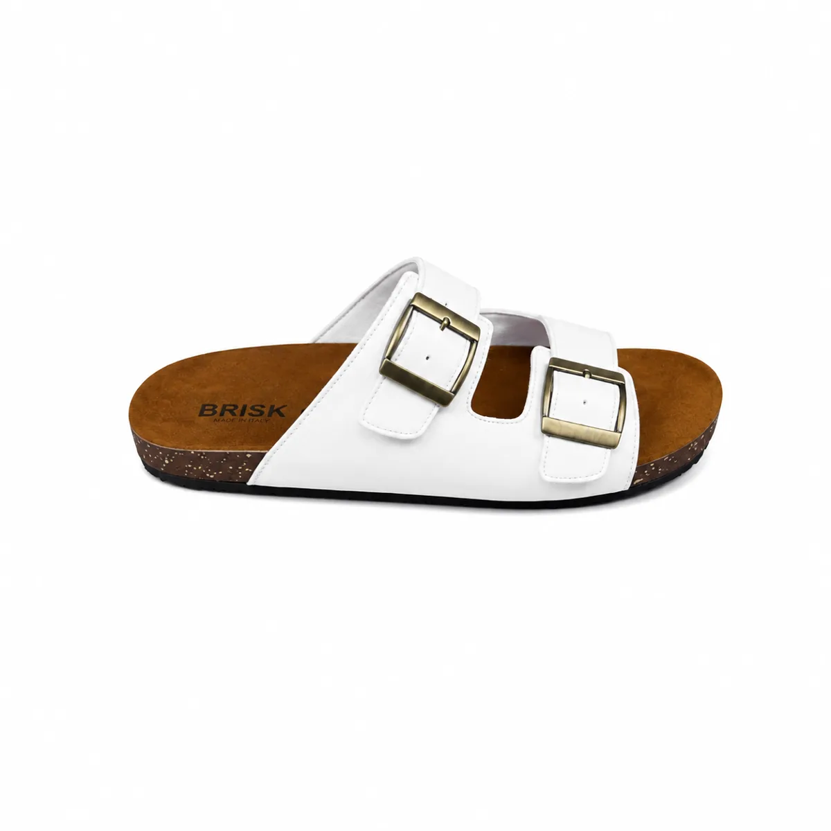 BRK-SLP-125 | Men’s Triple-Buckle Comfort Slippers