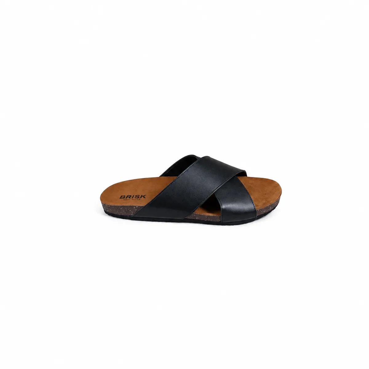 BRK-SLP-124 | Men’s Cross-Strap Casual Slippers